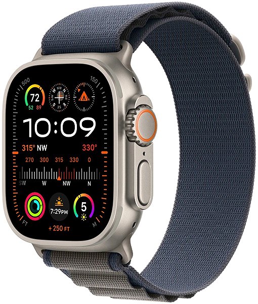 Smartwatch-Armband Apple Watch 49mm Alpine Loop Blau - Klein ...
