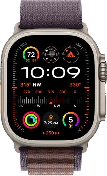 Remienok na hodinky Apple Watch 49 mm indigový Alpský ťah – malý ...