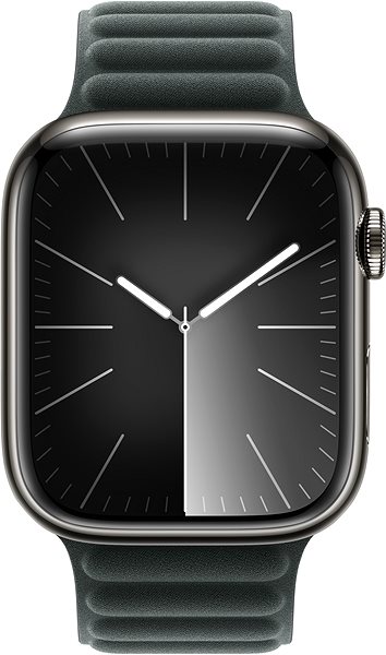 Remienok na hodinky Apple Watch 45 mm listovo-zelený magnetický ťah – M/L ...