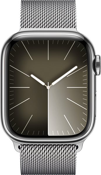Armband Apple Watch 41mm Milanaise Armband Silber ...