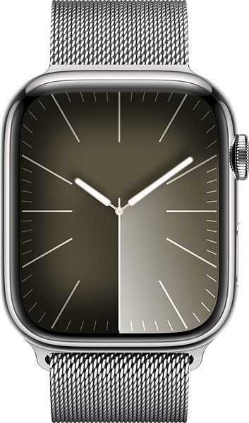 Armband Apple Watch 45mm Milanaise Armband Silber ...