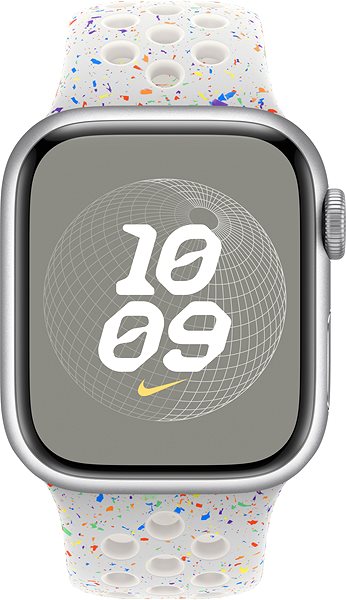 Remienok na hodinky Apple Watch 41 mm platinový športový remienok Nike – S/M ...