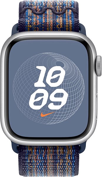 Szíj Apple Watch 41 mm Nike sport pánt - Game Royal színű-narancs ...