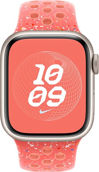 Remienok na hodinky Apple Watch 41 mm jasno oranžový športový remienok Nike – S/M ...
