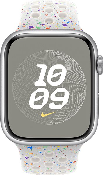 Armband Apple Watch 45mm Nike Sportarmband Pure Platinum - S/M ...