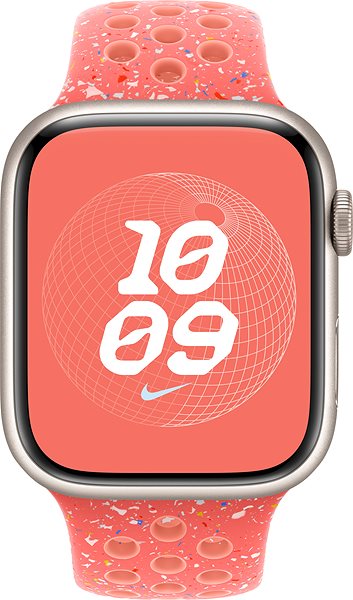 Remienok na hodinky Apple Watch 45 mm jasne oranžový športový remienok Nike – S/M ...