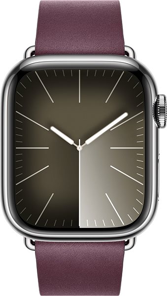 Remienok na hodinky Apple Watch 41 mm Morušovo červený remienok s modernou prackou – veľký ...