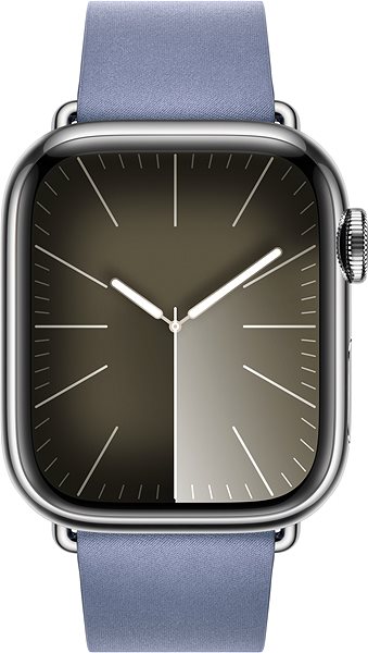 Remienok na hodinky Apple Watch 41 mm Levanduľovo modrý remienok s modernou prackou – malý ...