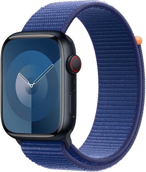Armband Apple Watch 45mm marineblaues Sportarmband mit Verriegelung ...