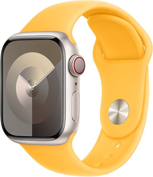 Szíj Apple Watch 41mm sport szíj - S/M, napsárga ...
