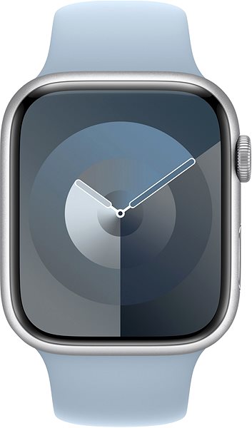 Szíj Apple Watch 45mm sport szíj - S/M, világoskék ...