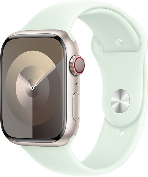 Remienok na hodinky Apple Watch 45 mm svetlomätový športový remienok – S/M ...