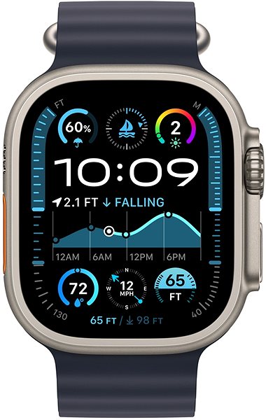 Armband Apple Watch 49mm Verlängerung Ocean Armband Marine – Titan Natur ...