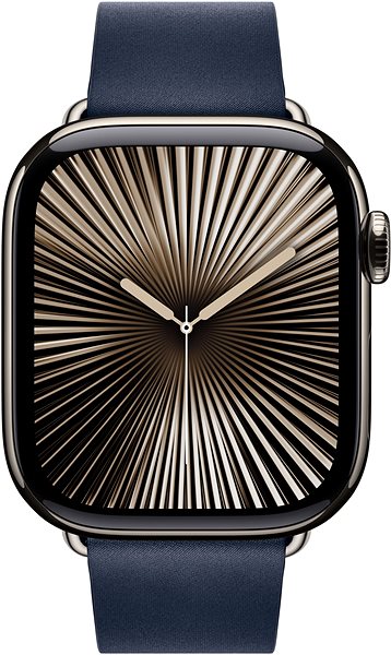 Szíj Apple Watch 42 mm szíj modern csattal, S - mélykék ...