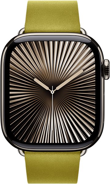Armband Apple Watch 42mm Grüne-gelbes Armband mit moderner Schließe - groß ...