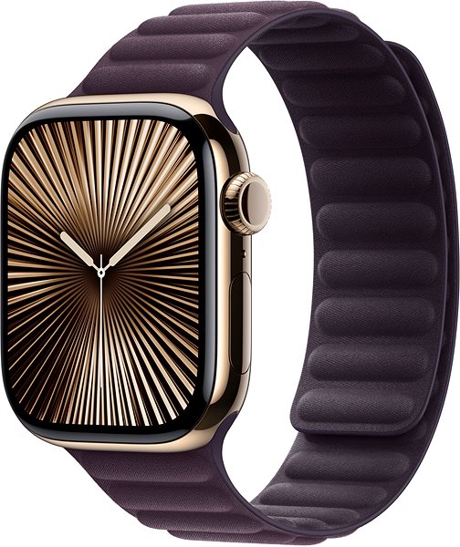 Armband Apple Watch 42mm Brombeere magnetischer Zug - S/M ...