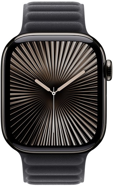 Smartwatch-Armband Apple Watch 42mm schwarz magnetischer Zug - M/L ...