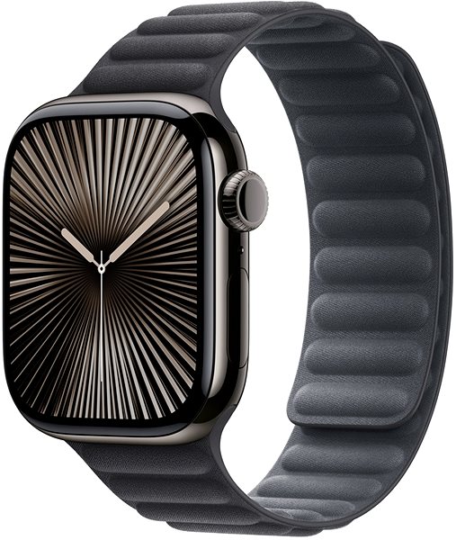 Smartwatch-Armband Apple Watch 42mm schwarz magnetischer Zug - M/L ...