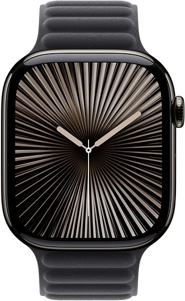 Armband Apple Watch 46mm schwarz magnetischer Zug - S/M ...