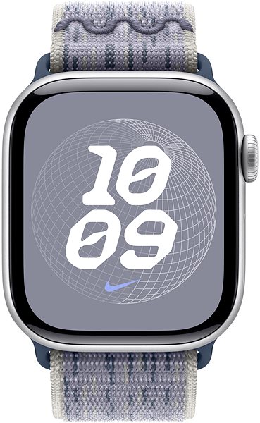 Armband Apple Watch 40mm Nike Sport Loop Grau/Blau ...