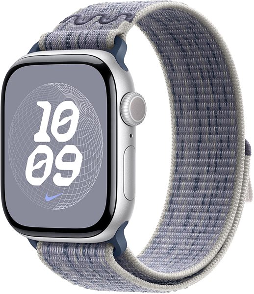 Armband Apple Watch 40mm Nike Sport Loop Grau/Blau ...