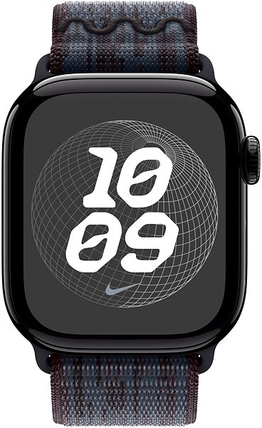 Armband Apple Watch 42mm Nike Sport Loop Schwarz/Blau ...