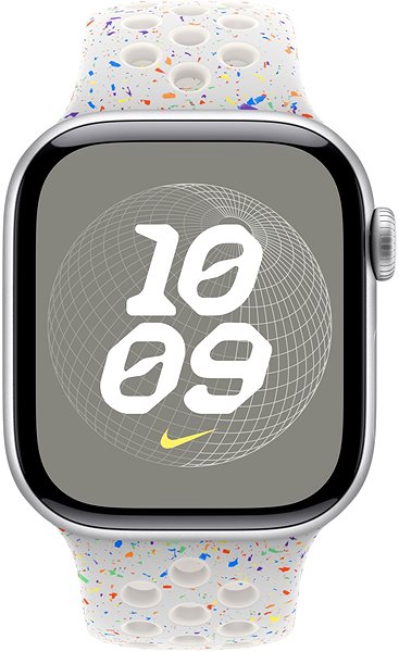 Smartwatch-Armband Apple Watch 42mm Nike Sportarmband Pure Platinum - S/M ...