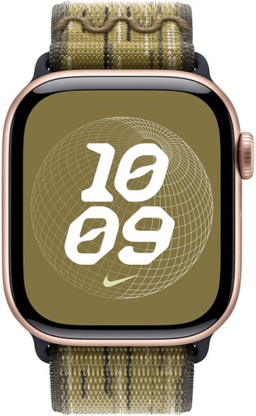 Armband Apple Watch 40mm Nike Sport Loop Grün/Grau ...