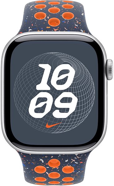 Szíj Apple Watch 42 mm Nike sport szíj, M/L - kék láng ...