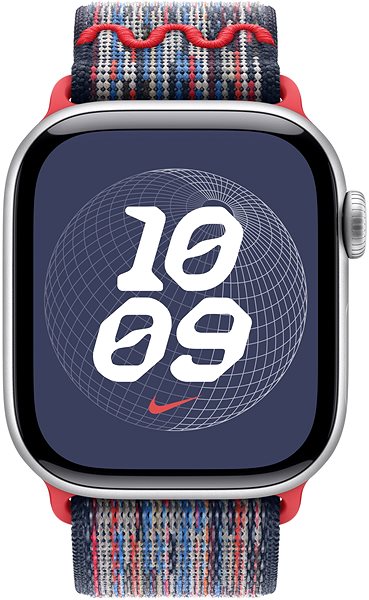 Armband Apple Watch 40mm Nike Sport Loop Blau/Rot ...