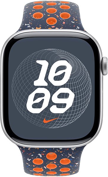 Smartwatch-Armband Apple Watch 46mm Nike Sportarmband Blue Flame - S/M ...