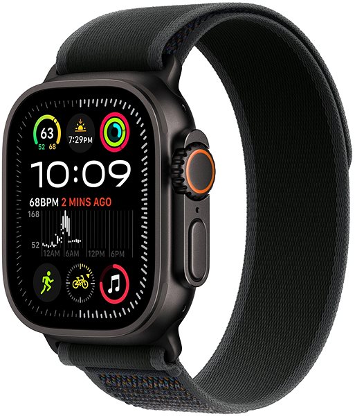 Smartwatch-Armband Apple Watch 49mm Schwarz Trail Pull - S/M - Schwarz Titanium ...