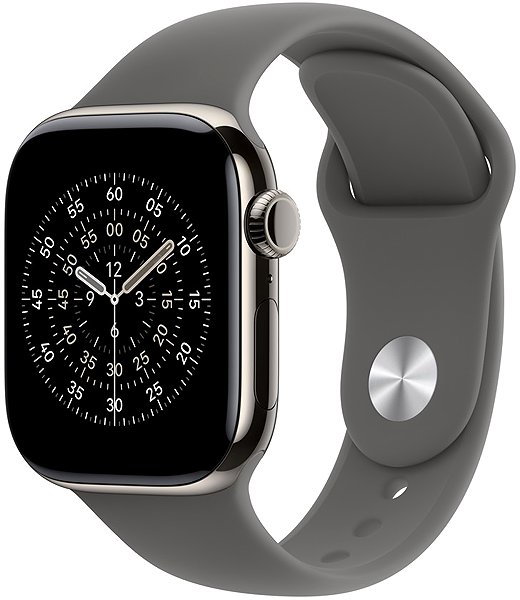 Armband Apple Watch 42mm Sportarmband Steingrau - S/M ...