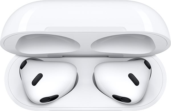 Bezdrôtové slúchadlá Apple AirPods (3. generácie) s Lightning s nabíjacím puzdrom ...