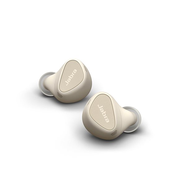 Kabellose Kopfhörer Jabra Elite 5 goldbeige ...