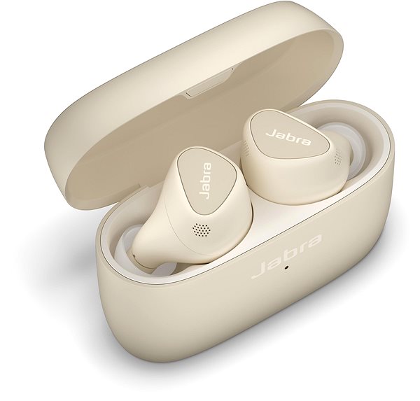 Kabellose Kopfhörer Jabra Elite 5 goldbeige ...