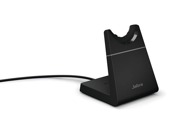 Kabellose Kopfhörer Jabra Evolve2 65 MS Mono USB-A Stand Black ...
