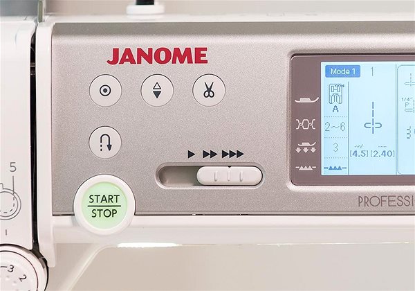 Šijací stroj Janome Memory Craft 6700 Professional Vlastnosti/technológia