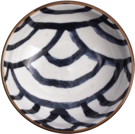 Miska GUSTA Mistička průměr 9 × 2,8 cm Vlnky keramika  ...