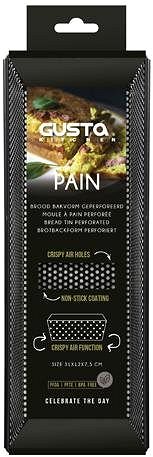 Baking Mould GUSTA for baking bread perforated 31x12x7.5cm Package content