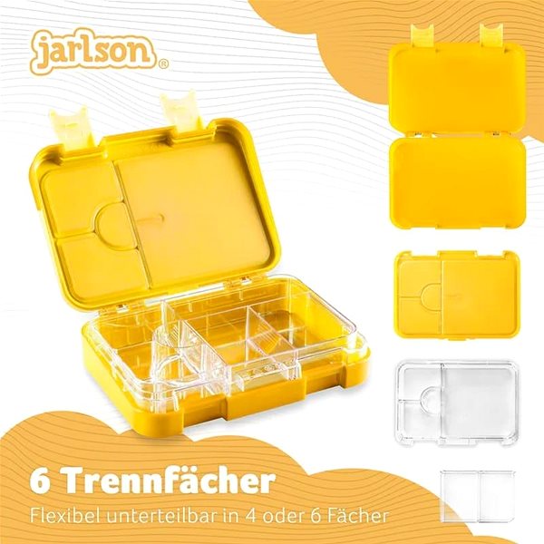 Lunch Box Jarlson Snack Box TONI Yellow ...