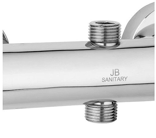 Tap JB Sanitary Thermostat Thermostatic shower mixer with two outlets, T106200 ...
