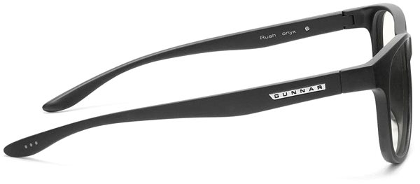 Monitor szemüveg GUNNAR RUSH Onyx, átlátszó lencse NATURAL Jellemzők/technológia