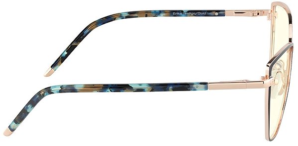 Computerbrille GUNNAR ERIKA INDIGO/GOLD ...
