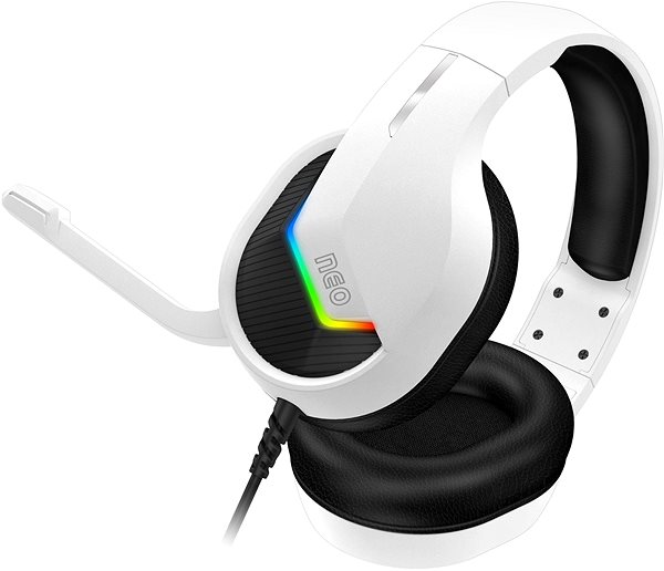 Gaming Headphones CONNECT IT CHP-3595-WH NEO White Lateral view