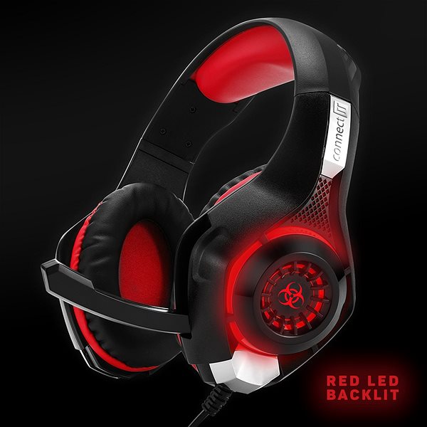 Gaming Headphones CONNECT IT CHP-4510-RD Gaming Headset BIOHAZARD Features/technology