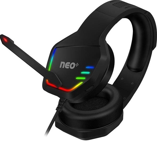 Gaming Headphones CONNECT IT NEO+ Black Lateral view