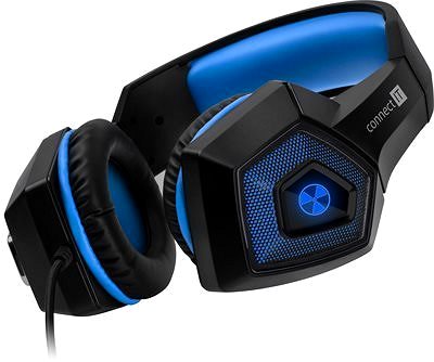 Gaming Headphones CONNECT IT CHP-5500-BL BATTLE RNBW Ed.2, Blue Lifestyle