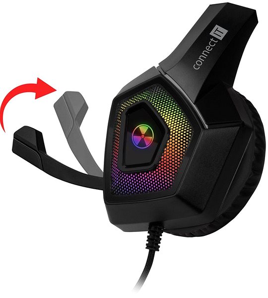 Gaming Headphones CONNECT IT CHP-5600-BK BATTLE RGB Ed. 3, Black Features/technology