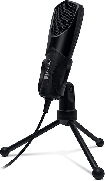 Microphone CONNECT IT CMI-8000-BK YouMic USB, Black Lateral view